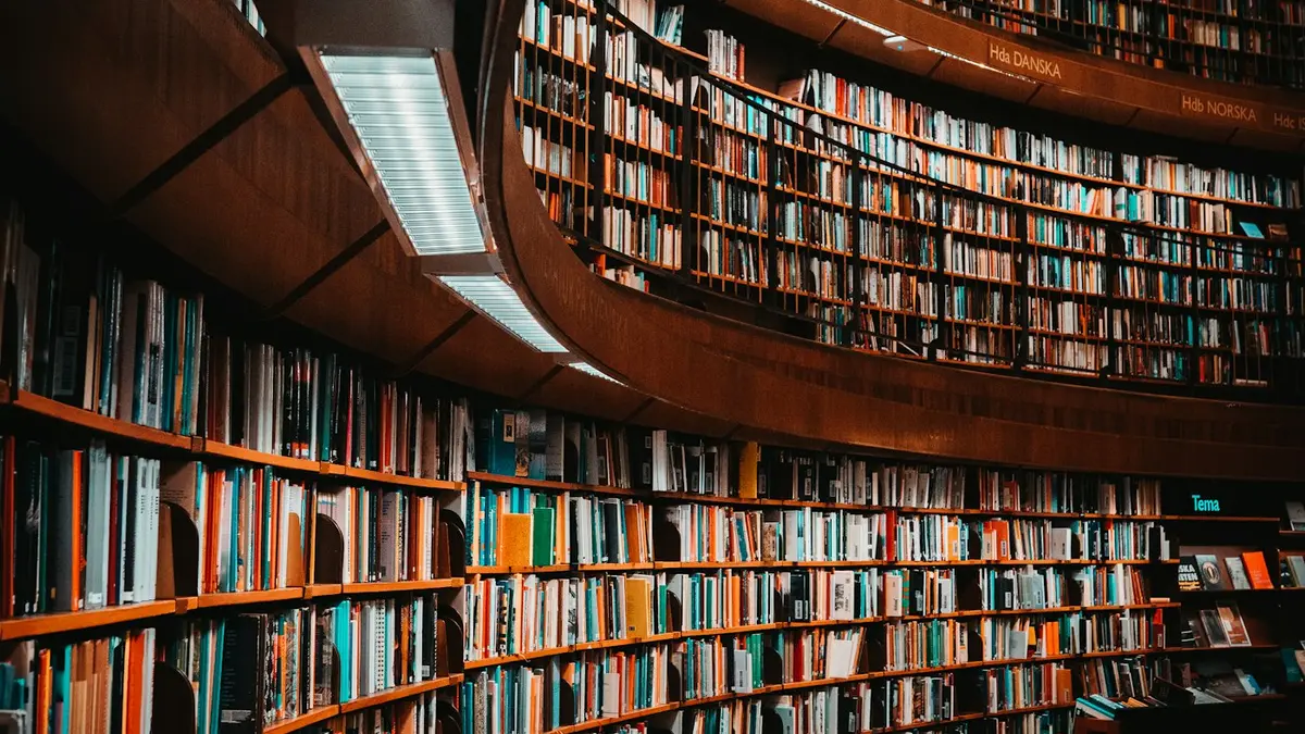 Große Regalwand voller Ordner und Bücher – das analoge Archiv als Gegenentwurf zum DMS